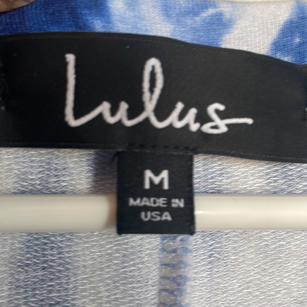 Lulus Blue Tye Dye Dress - Picture 4 of 5